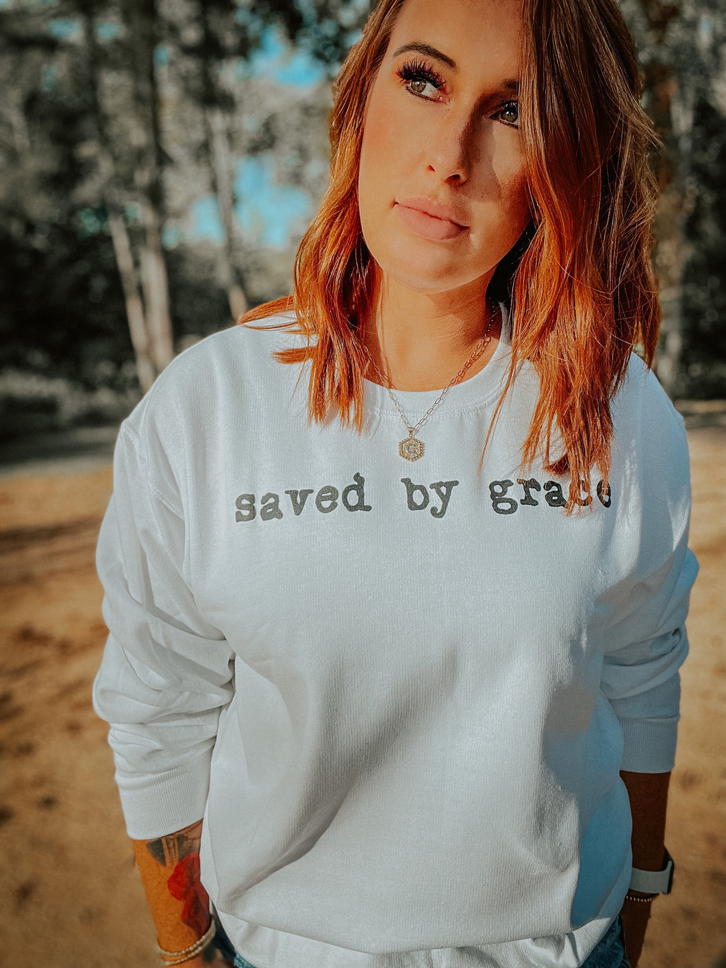Saved By Grace Pullover