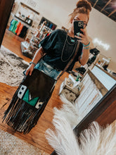 Load image into Gallery viewer, The Emerald Fringe Crossbody